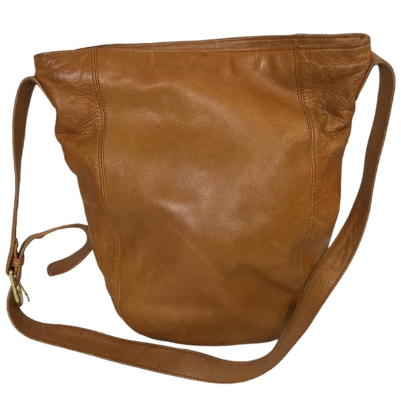 boulder ridge Bags Boulder Ridge Brown Leather Bucket Tote Purse